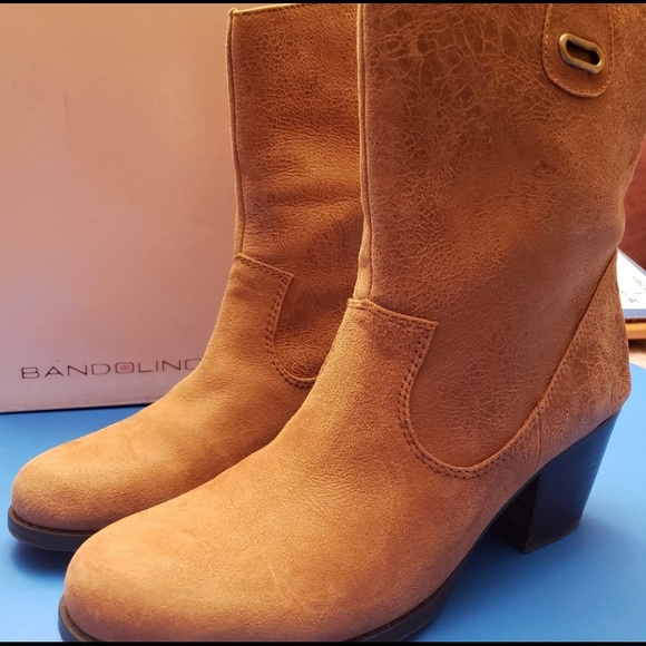 Bozephy Leather Booties size 10M - Picture 1 of 4